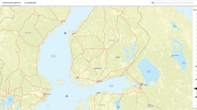 karttakuva merivaroituksista