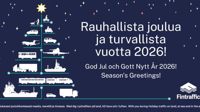 Rauhallista joulua ja turvallista vuotta 2026